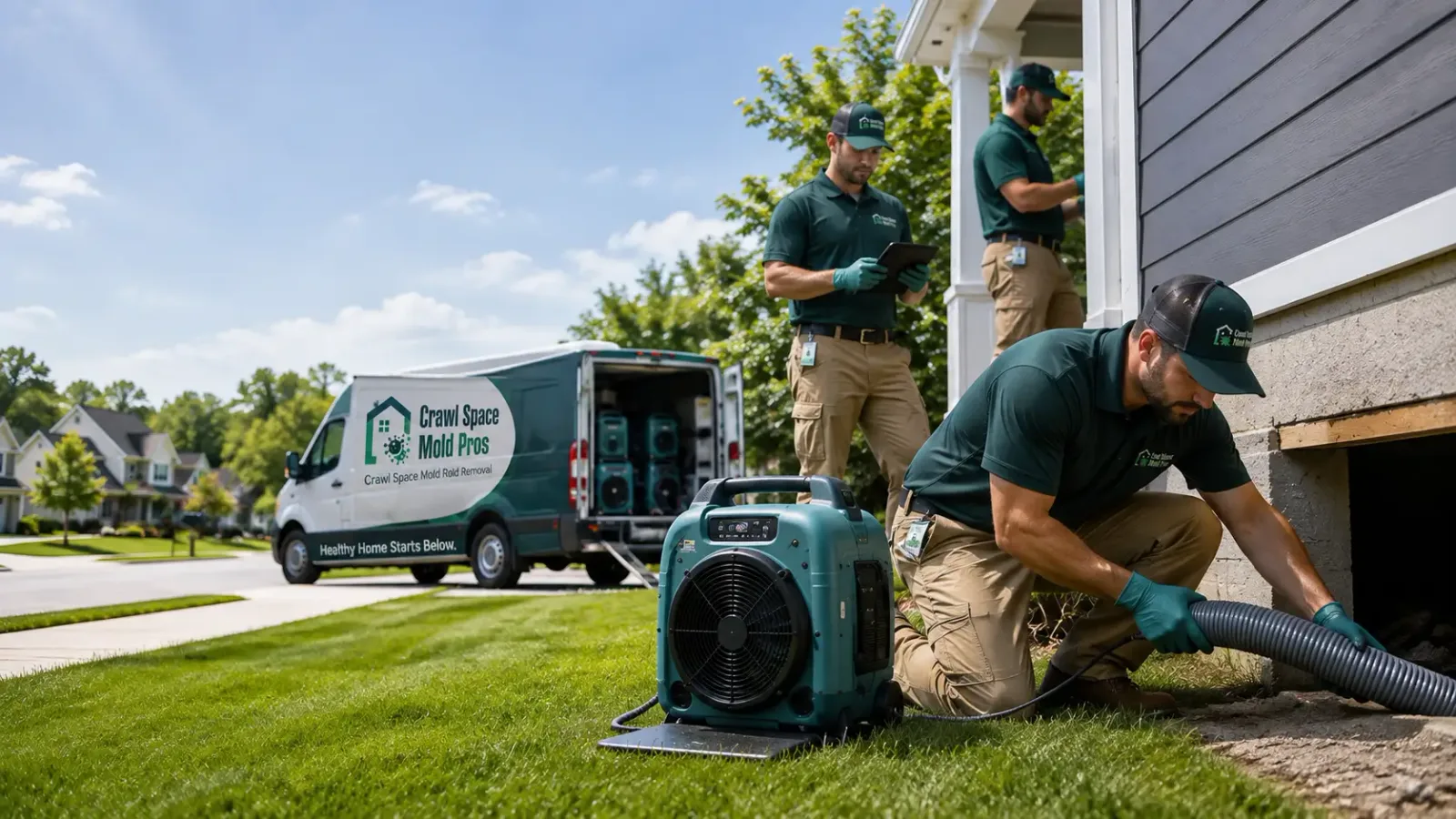 Crawl Space Mold Removal in Flushing, MI